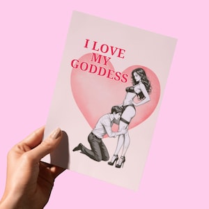 Femdom Card MISTRESS slave sissy dominatrix gift anniversary