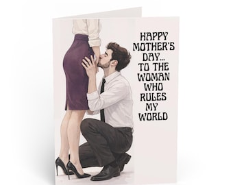Mother's Day Card, Femdom, Feminist Wife, Love Card for Mistress