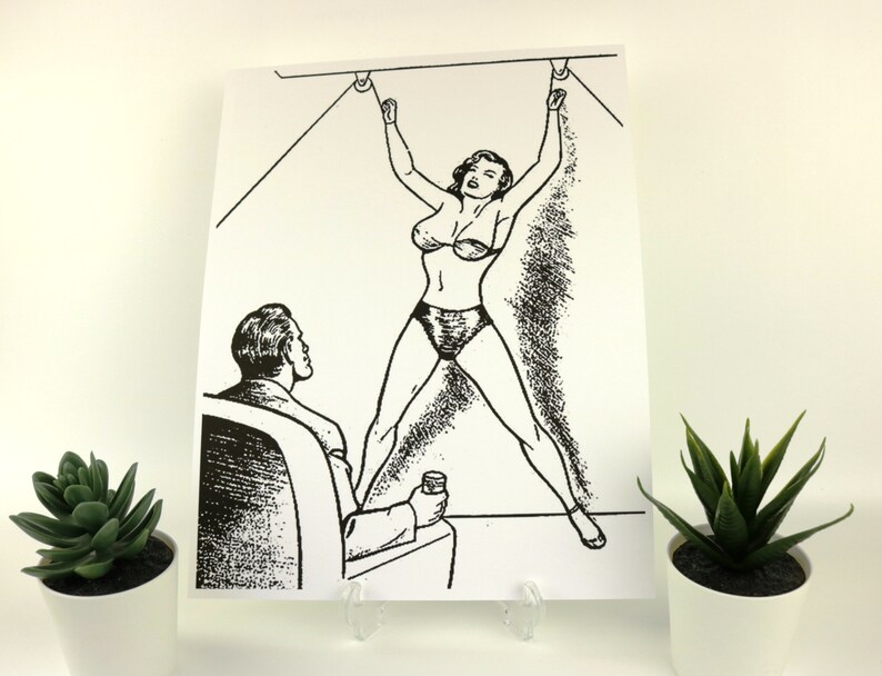 BDSM Vintage Art Master Slave Posters dungeon wall decor