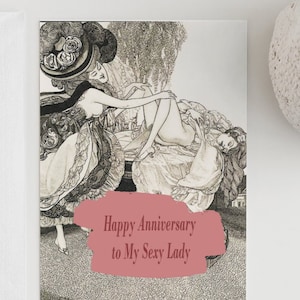 Carte de Saint-Valentin lesbienne, carte d'anniversaire