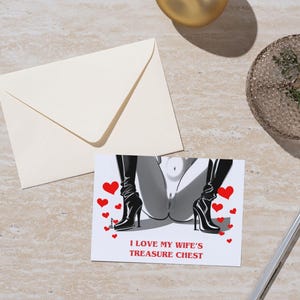 Femdom Valentine's Day Card Body worship pussy worship face sitting oral service oral slave