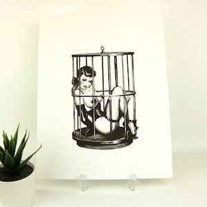 BDSM Vintage Art Master Slave Posters dungeon wall decor