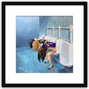 Brooklyn Nets Edition " Ladies Line Was Too Long" Black Frame
