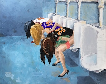 New York Knicks Edition " Ladies Line Was Too Long" Print
