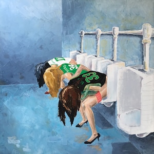 Boston Celtics Edition &quot;Ladies Line Was Too Long&quot; Print