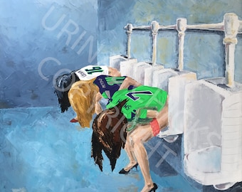 Seattle Seahawks 2024 Edition " Ladies Line Was Too Long" Print