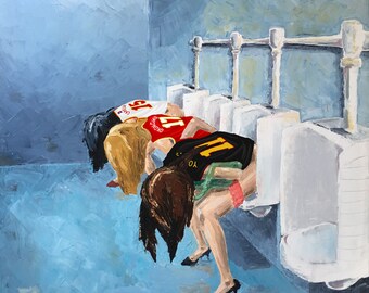 Atlanta Hawks Edition " Ladies Line Was Too Long" Print