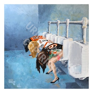 Cincinnati Bengals 2024 Edition &quot; Ladies Line Was Too Long&quot; Print Only