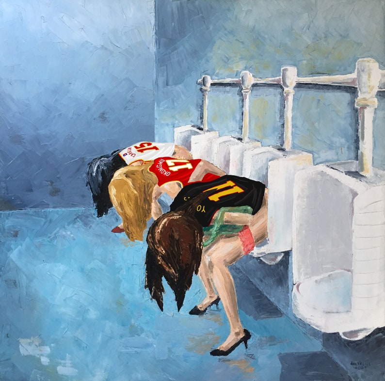 Atlanta Hawks Edition " Ladies Line Was Too Long" Print image 1