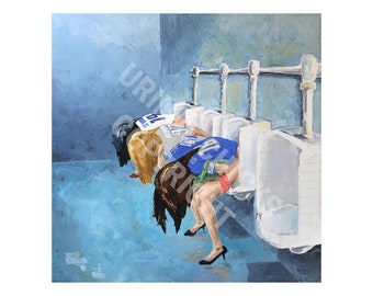 Detroit Lions 2024 Edition "Ladies Line Was Too Long" Print Only