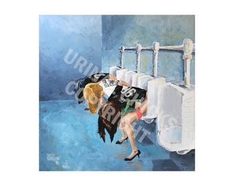 Las Vegas Raiders 2025 Season Edition "Ladies Line Was Too Long" Print only