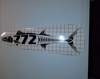 772 King Mackerel Decal