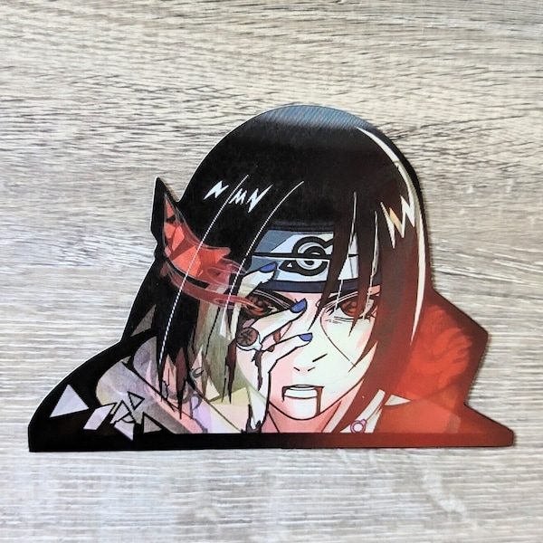 High Quality 3D Motion Anime Sticker | Car Decal | Laptop Peeker Sticker