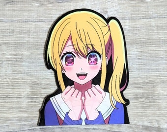 High Quality 3D Motion Anime Sticker | Car Decal | Laptop Peeker Sticker