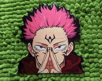 High Quality 3D Motion Anime Sticker | Car Decal | Laptop Peeker Sticker