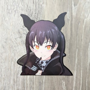 High Quality 3D Motion Anime Sticker | Car Decal | Laptop Peeker Sticker