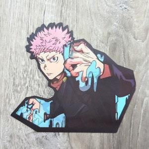 High Quality 3D Motion Anime Sticker | Car Decal | Laptop Peeker Sticker