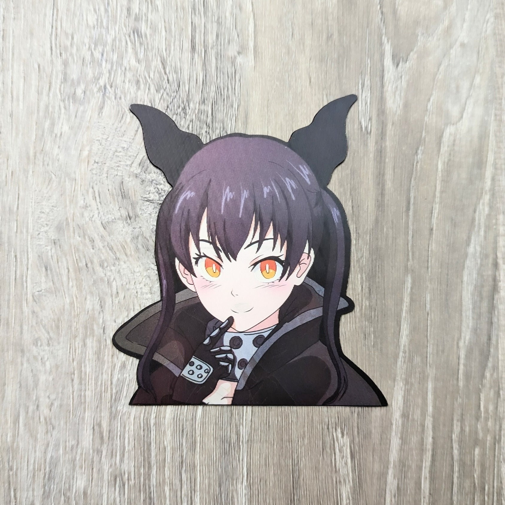 EARLFAMILY 13cm x 8cm Maki Oze Peek Car Sticker Anime Fire Force