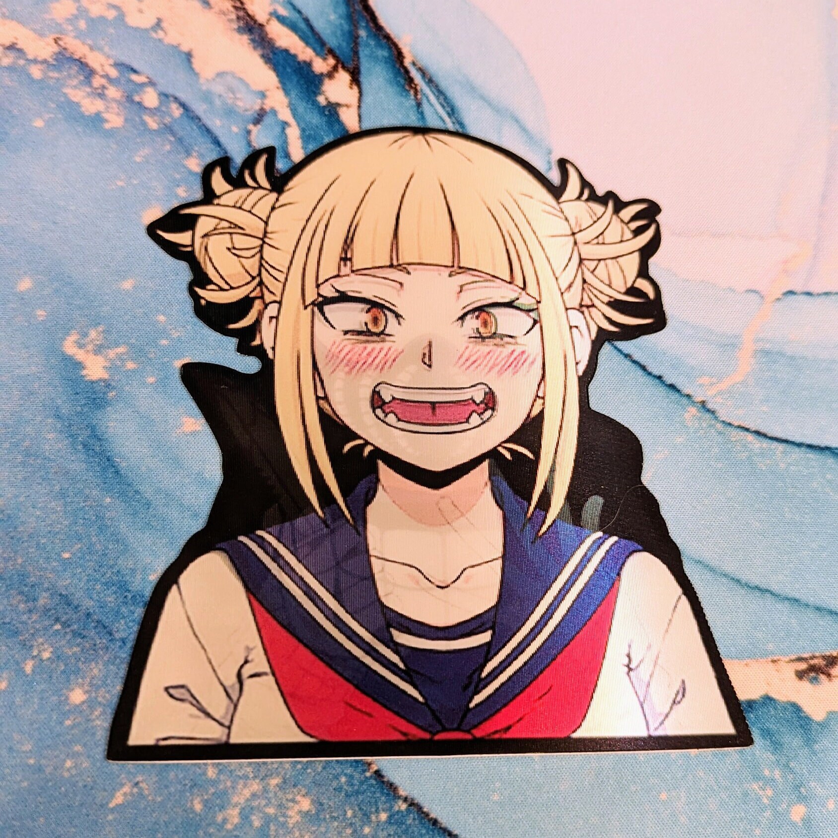 High Quality 3D Motion Anime Sticker | Car Decal | Laptop Peeker ...