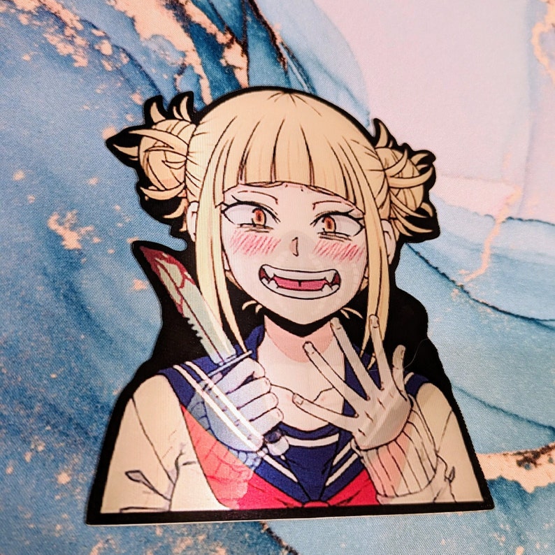 High Quality 3D Motion Anime Sticker | Car Decal | Laptop Peeker ...