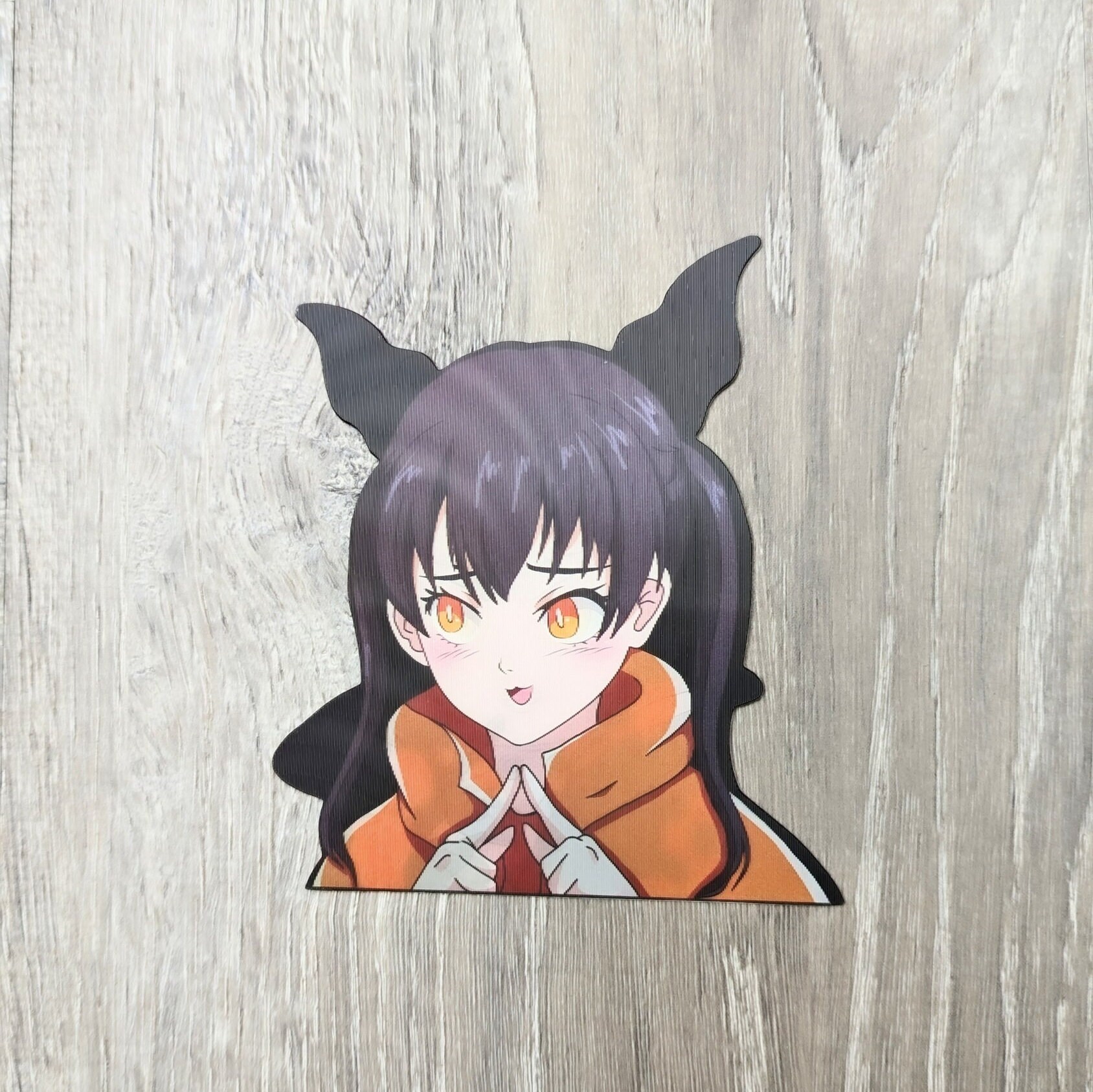 High Quality 3D Motion Anime Sticker | Car Decal | Laptop Peeker ...