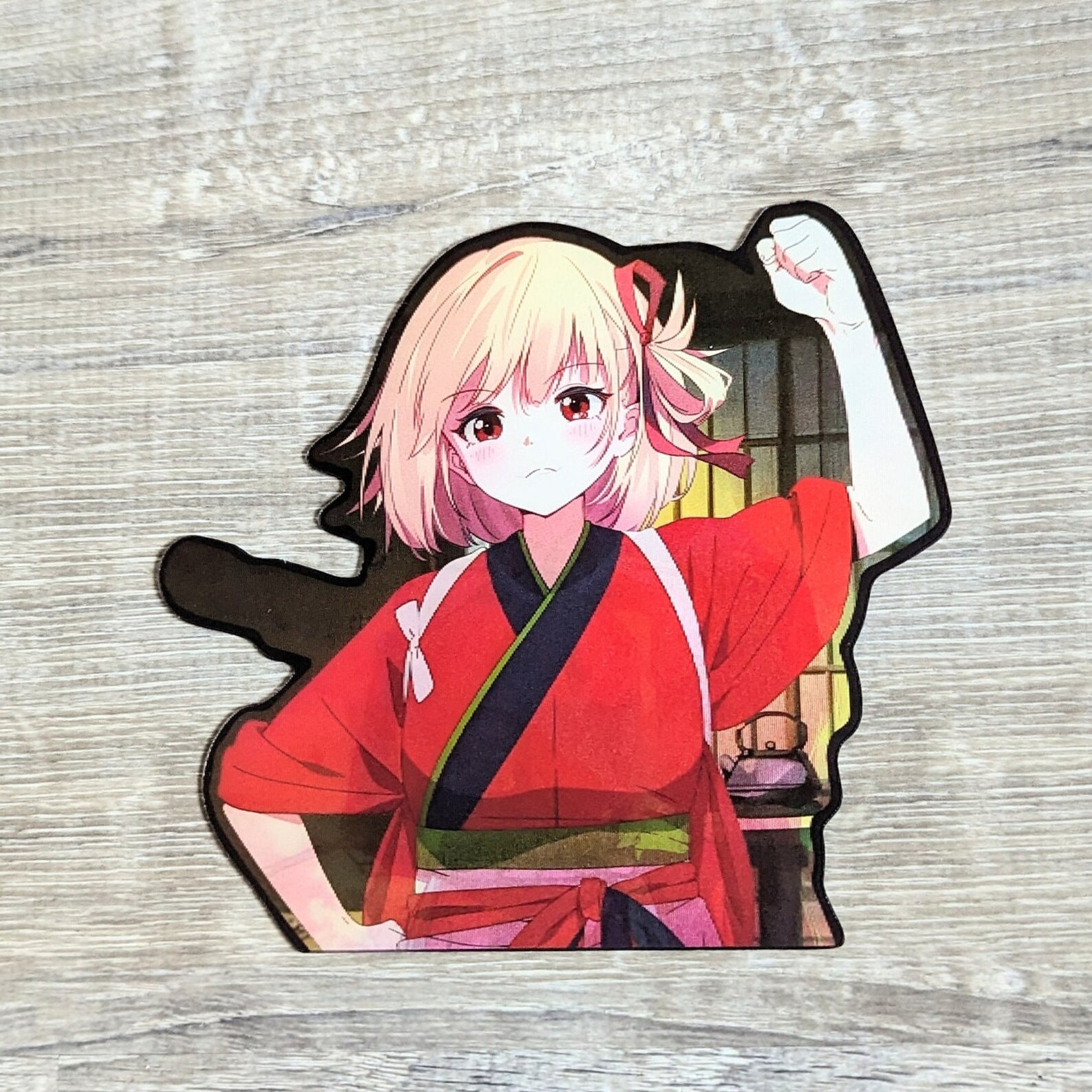 High Quality 3D Motion Anime Sticker | Car Decal | Laptop Peeker ...