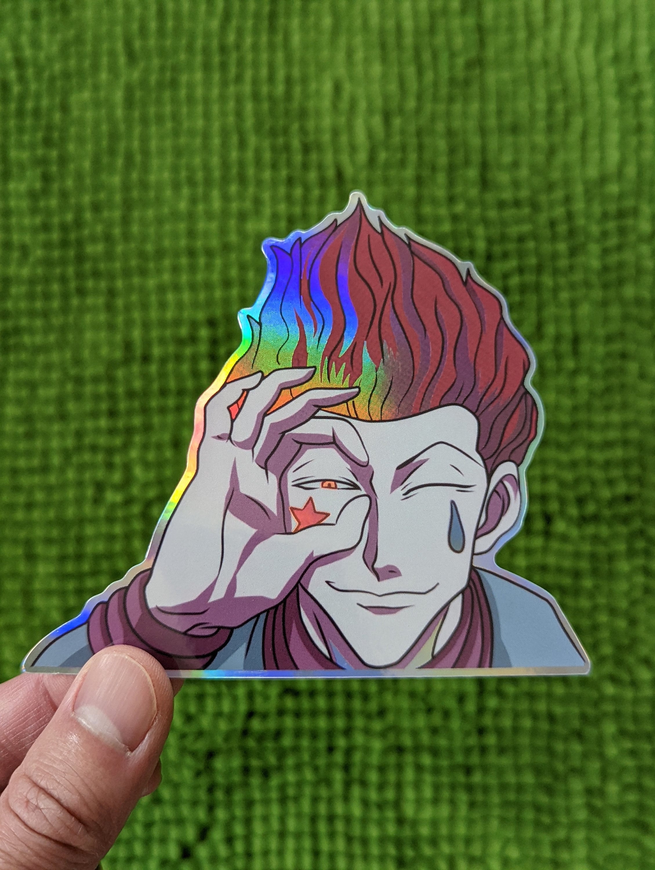 Holographic Hunter Peeker Sticker Vinyl Car Decal Laptop - Etsy New Zealand