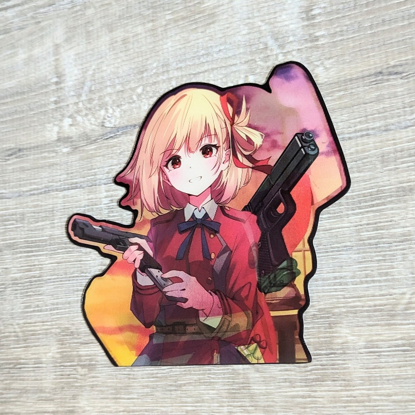 High Quality 3D Motion Anime Sticker | Car Decal | Laptop Peeker ...