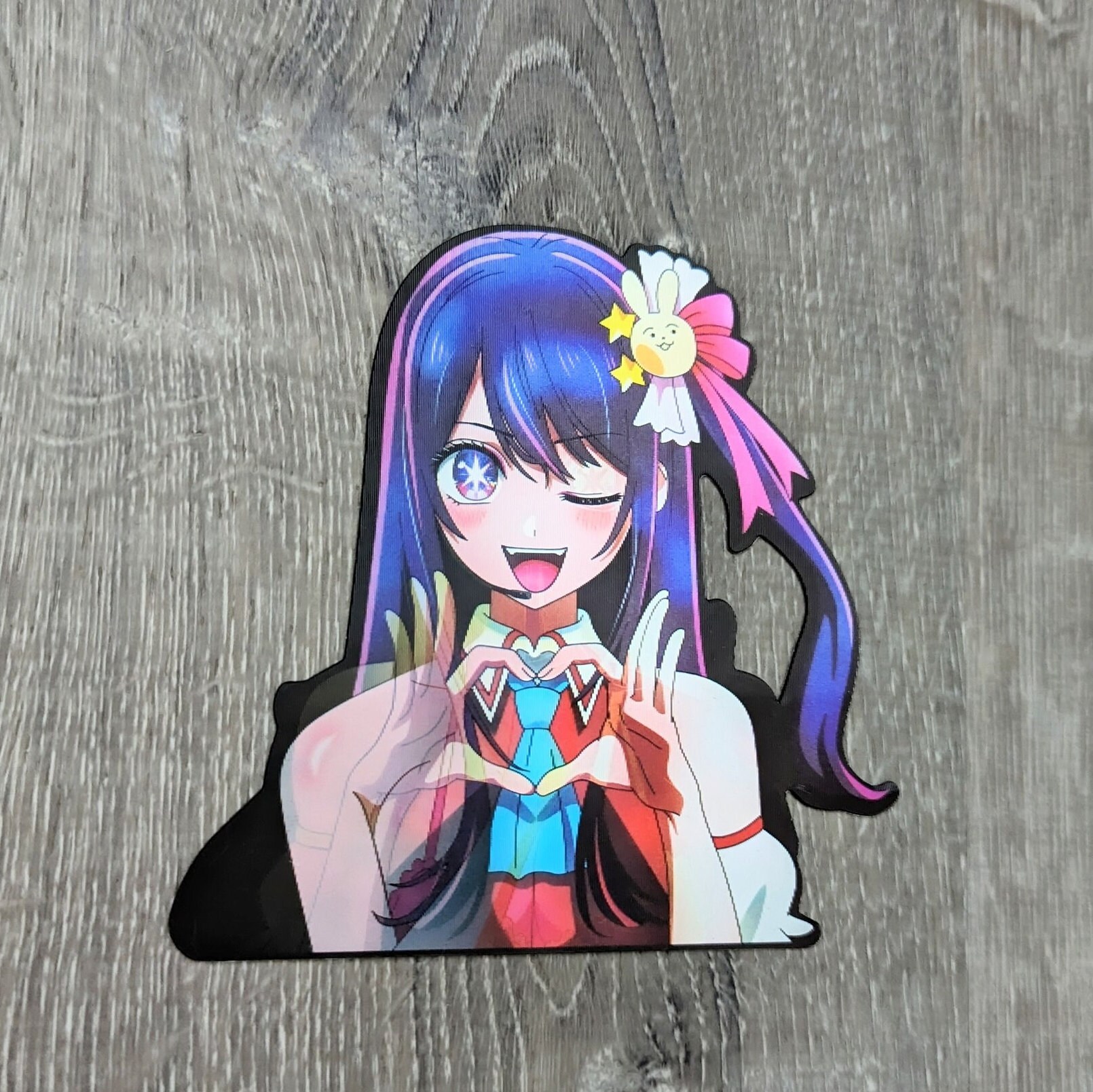 High Quality 3D Motion Anime Sticker | Car Decal | Laptop Peeker ...