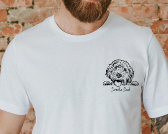 Goldendoodle Shirt, Doodle Dad Shirt, Hund Papa Vatertag, Goldendoodle Papa, Golden Doodle Geschenke, Doodle Tshirt, Hund Papa Geschenke Doodle Shirts