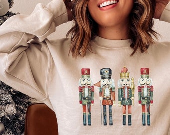 Nutcracker Sweatshirt Christmas Crewneck Nutcracker Shirt Christmas Sweatshirt Hygge Christmas Nutcracker Gift Scandinavian Christmas