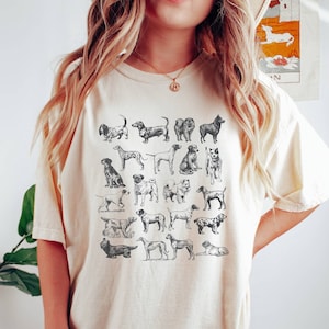 Vintage Dog Shirt Comfort Colors® Tshirt with dog Dog Mom Shirt Dog Breed Shirt Dog Mom Gift Dog Lover Shirt Gift for dog lovers