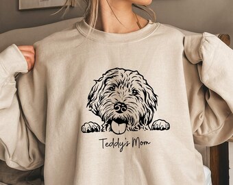 Goldendoodle Anpassad Tröja, Hundmamma Gåva, Personlig Hundtröja, Doodle Mamma Tröja, Hundpappa, Hundmormor, Golden Doodle Gåvor