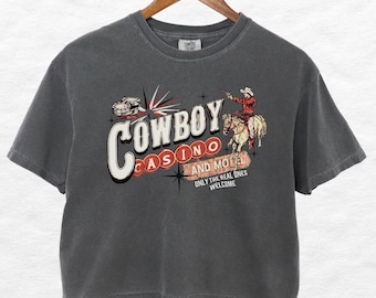 Western cropped grafisch T-shirt retro country concert outfit rodeo crop top boxy comfort kleuren shirt cowgirl crop tee T-shirt landelijke stijl