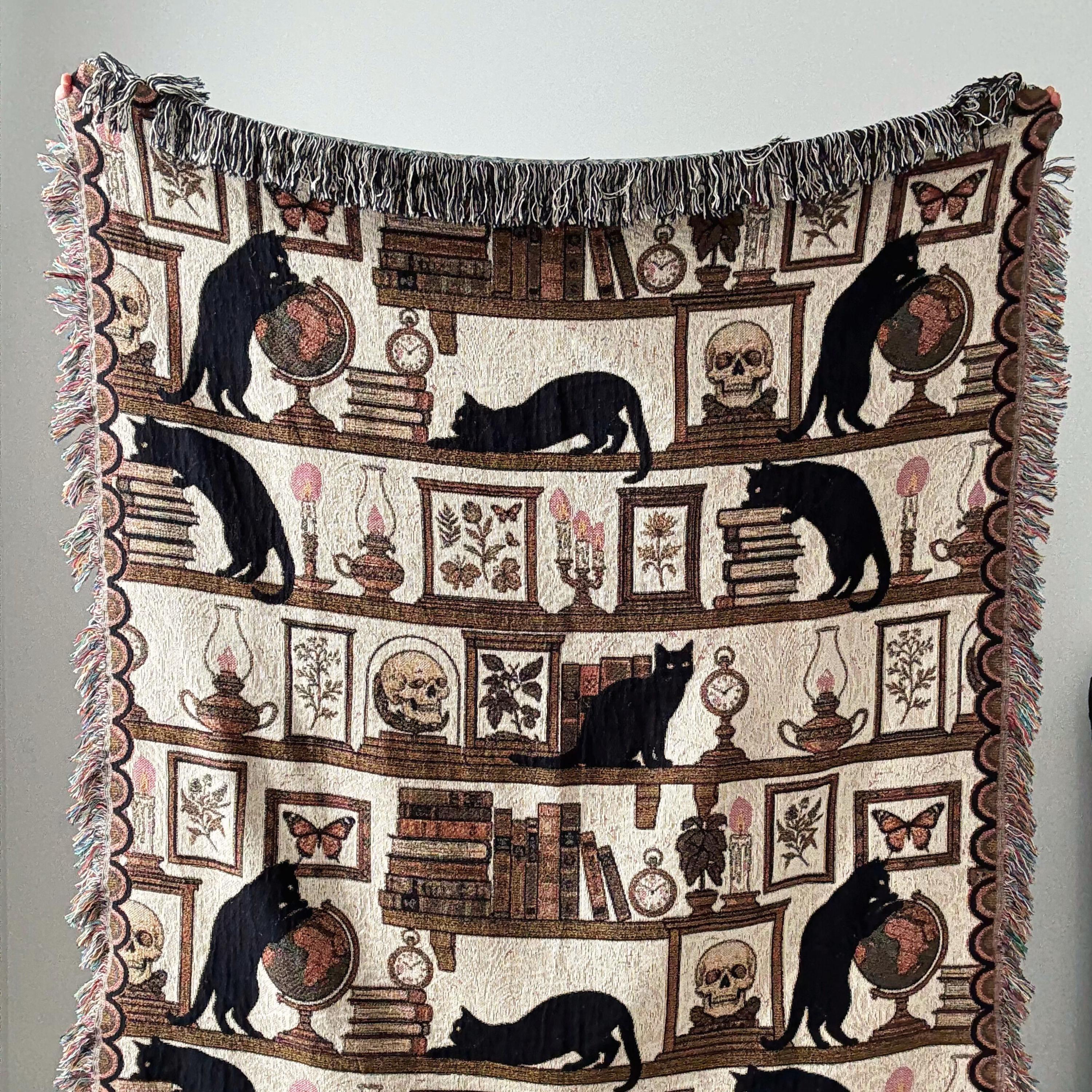 Cat Coven Halloween Quilted Blanket NCU0TH1518