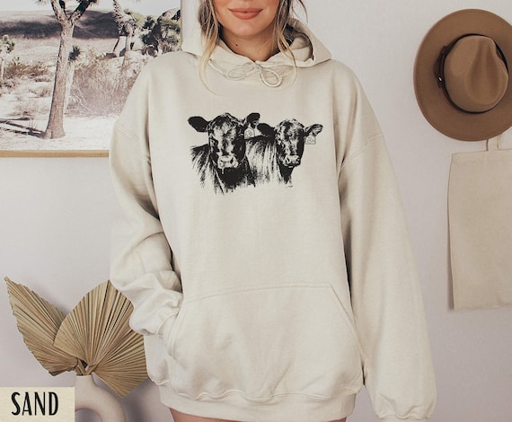 New girl order cow hoodie hot sale