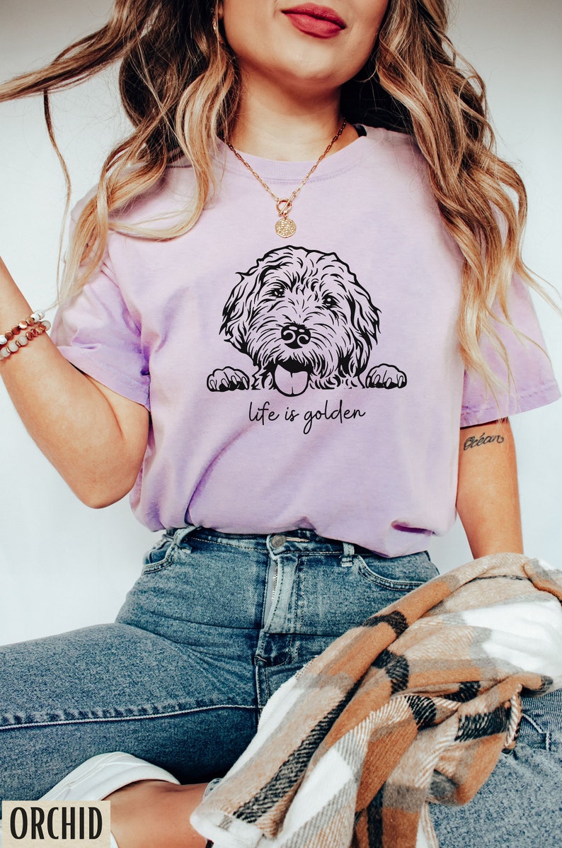 Comfort Colors® Doodle Mom Shirt Goldendoodle Dog Mom Shirt Life is ...