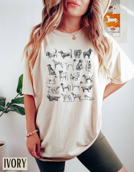 Vintage Dog Shirt Comfort Colors® Tshirt with dog Dog Mom Shirt Dog Breed Shirt Dog Mom Gift Dog Lover Shirt Gift for dog lovers