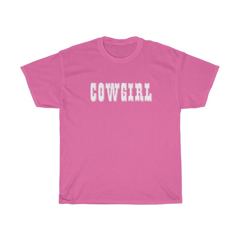 Pink Cowgirl Shirt Hot Pink Shirt Western Shirt Women Pink Cowgirl Costume Trendy Graphic Tee Y2K Shirt Western Clothing Cowgirl Outfit image 8
