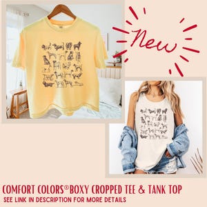 Vintage Dog Shirt Comfort Colors® Tshirt with dog Dog Mom Shirt Dog Breed Shirt Dog Mom Gift Dog Lover Shirt Gift for dog lovers image 8