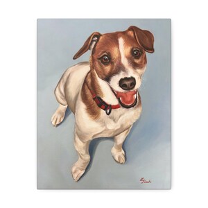 Print of Original Art | Terrier | Terrier Painting | Pet Portrait | Oil Painting Print | Hand Painted Dog Print | Gift Idea| Dog Art