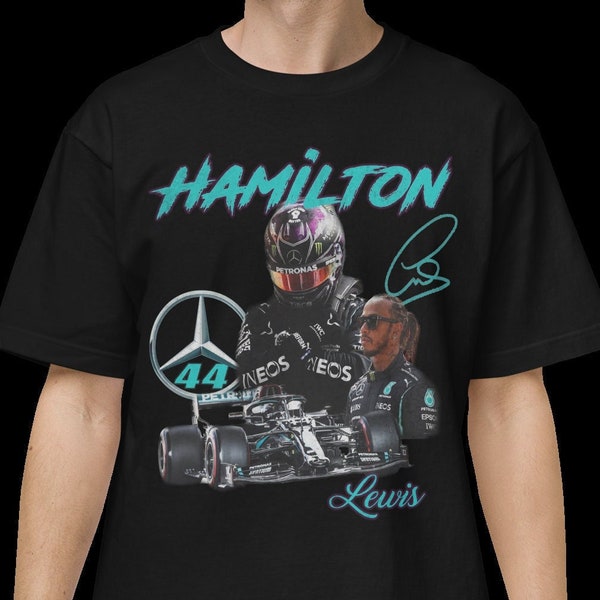 Lewis Hamilton Shirt Etsy