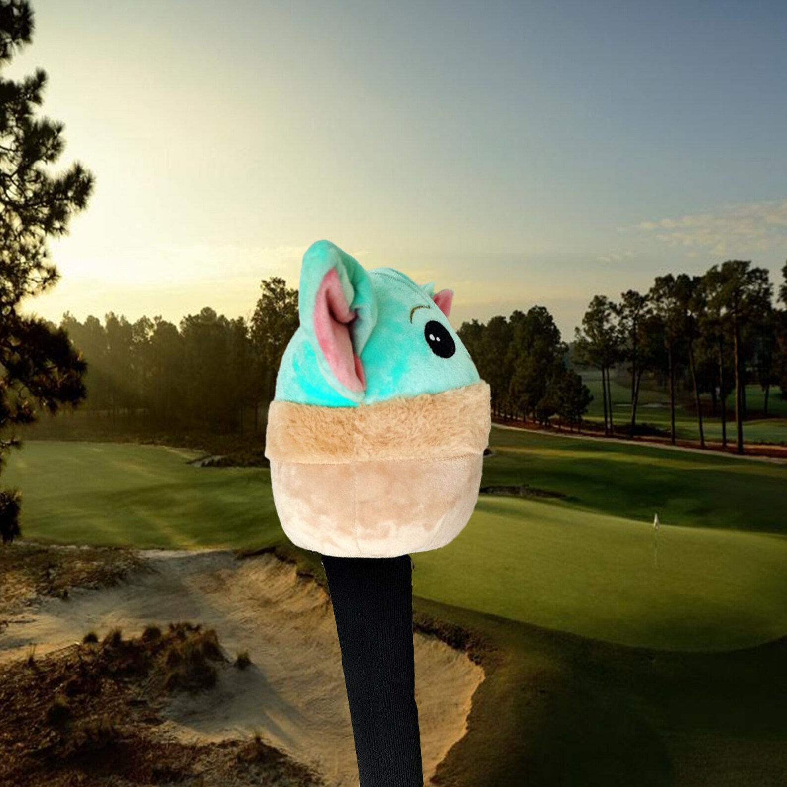 The Mandalorian Baby Yoda Driver Cover Golf Head Cover Plush Golf Head