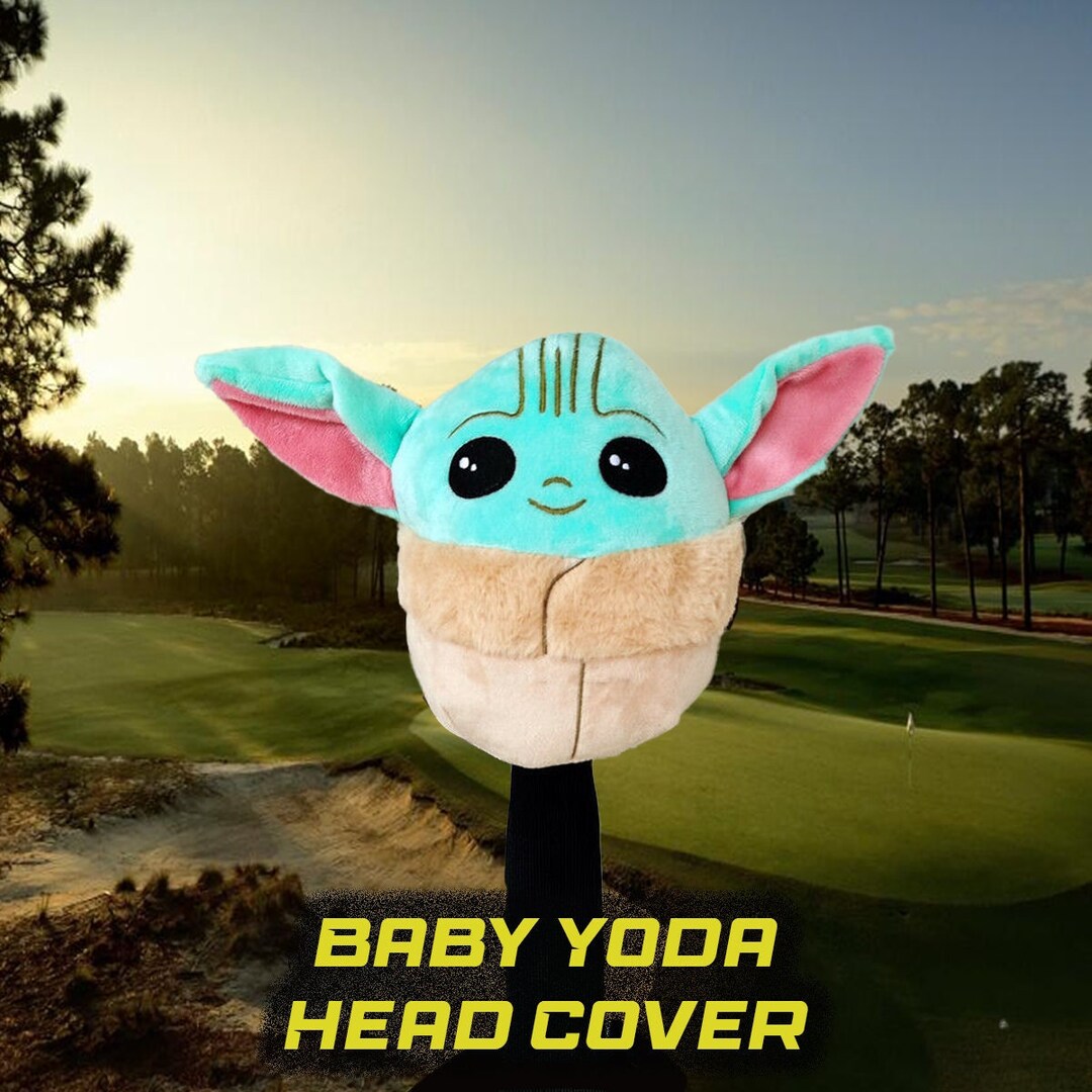 The Mandalorian Baby Yoda Driver Cover Golf Head Cover Plush Golf Head