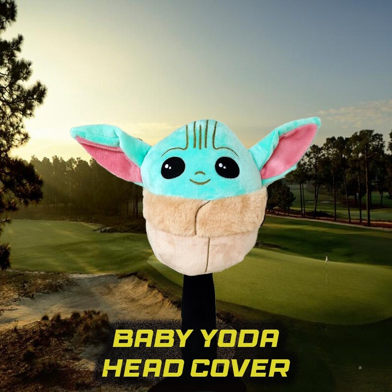 The Mandalorian Baby Yoda Driver Cover Golf Head Cover Plush Golf Head