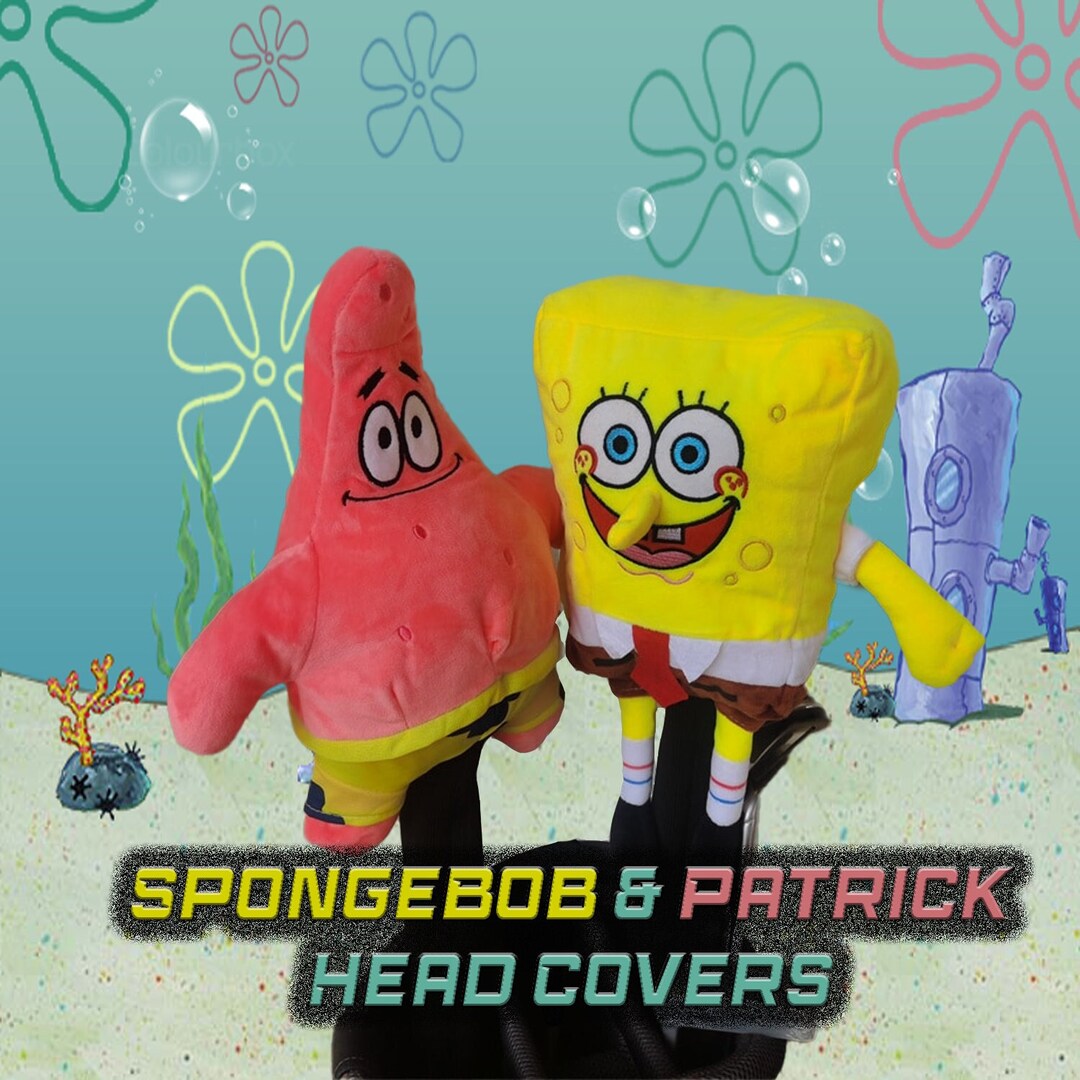 Spongebob & Patrick Driver Golf Head Cover Plush Golf Head Cover
