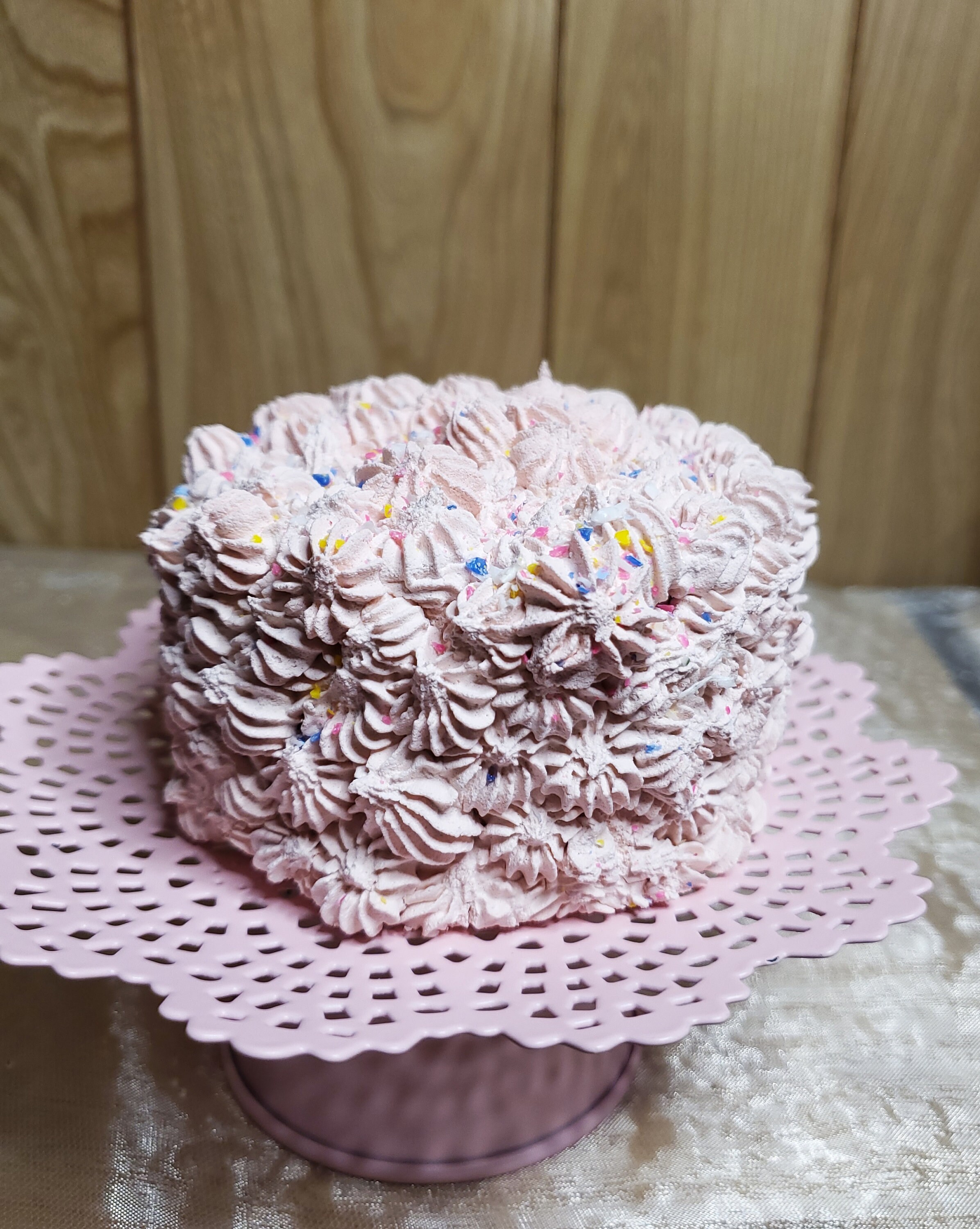 Pink Sprinkle Cake Etsy