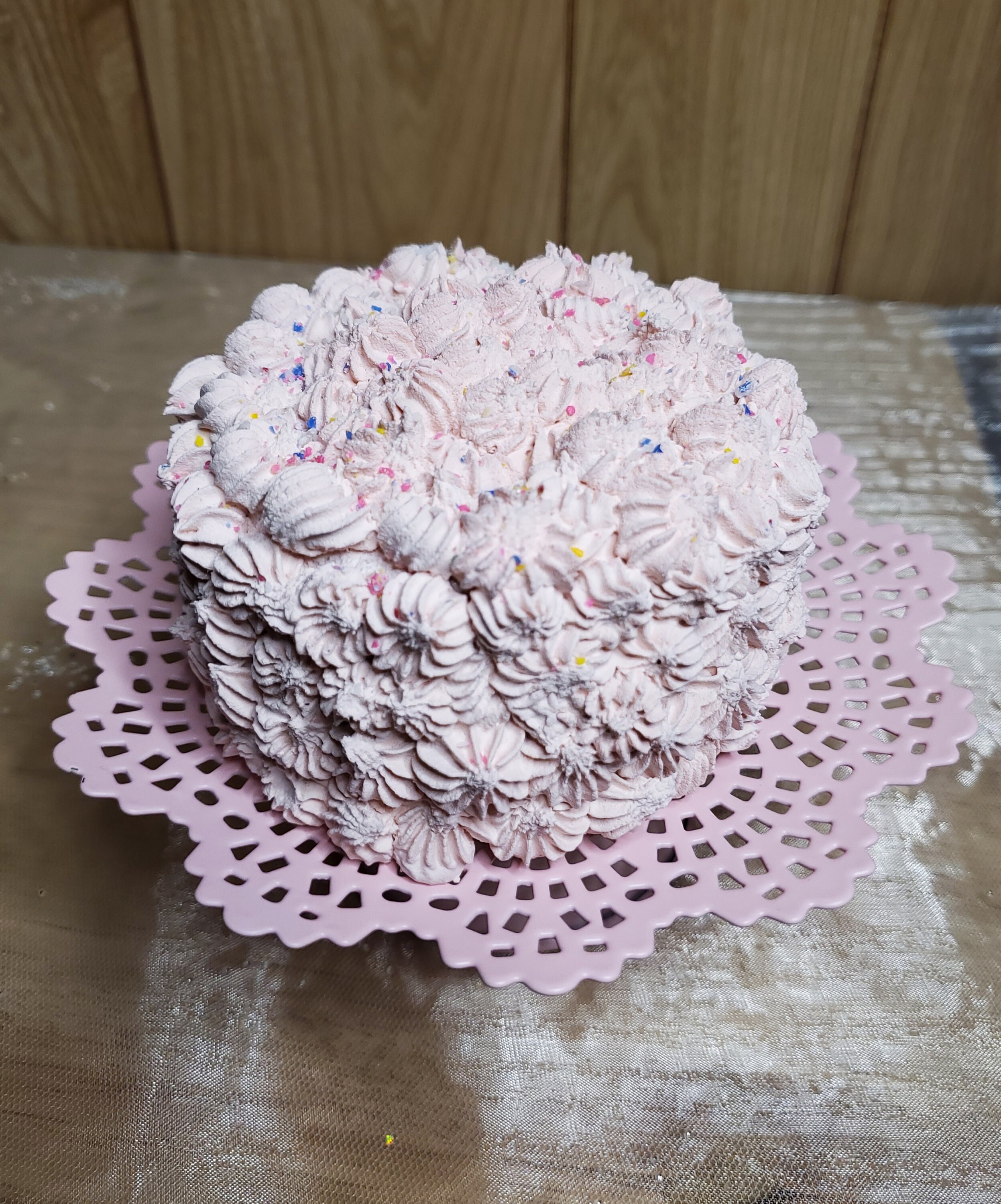 Pink Sprinkle Cake Etsy
