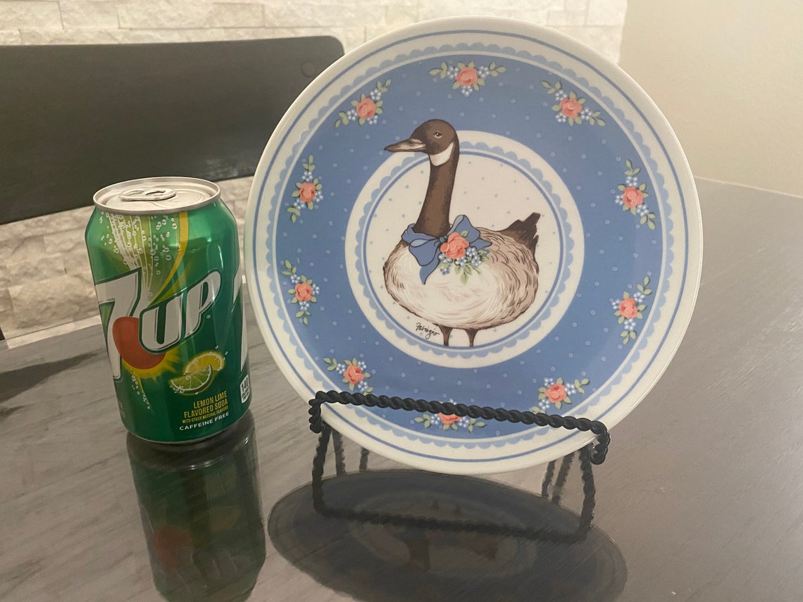 Vintage Decorative Good Goose Plate1985 Etsy