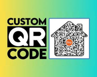 Custom QR Code with Logo, Customized, Personalized Qr Code Generator, Digital Qr Code Maker, QR Code Design for Wedding Invitation, RSVP